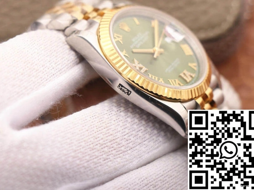 Green Olive Rolex Datejust Dial M126233-0025 Factory EW 0318